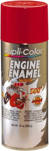 12 oz Chrysler Industrial Red Automotive Heat Resistant Paint MPN:EDE163207