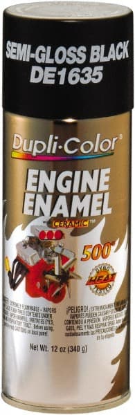 12 oz Black Automotive Heat Resistant Paint MPN:EDE163507