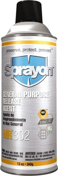 12 Ounce Aerosol Can, General Purpose Mold Release MPN:S00302000