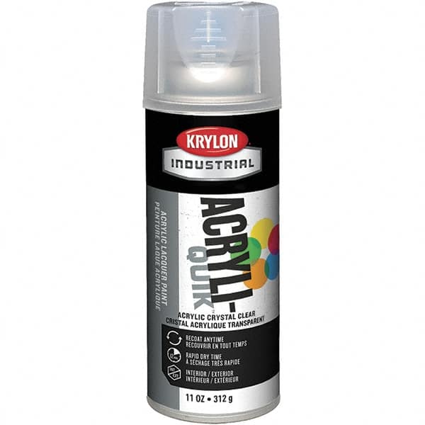 Lacquer Spray Paint: Crystal Clear, Gloss, 11 oz MPN:K01301A00X24