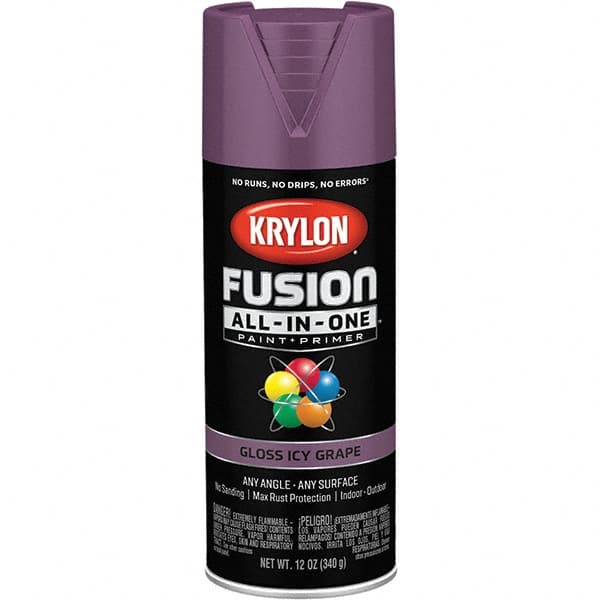 Acrylic Enamel Spray Paint: Icy Grape, Gloss, 12 oz MPN:K02709007