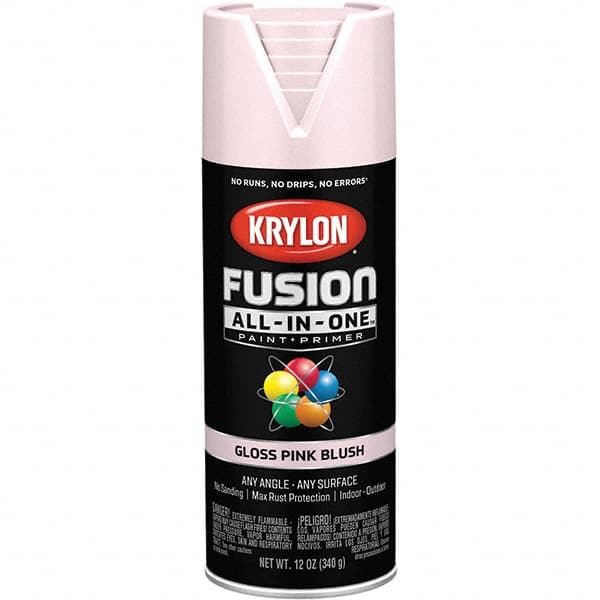 Acrylic Enamel Spray Paint: Pink Blush, Gloss, 12 oz MPN:K02717007