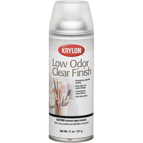 Enamel Spray Paint: Clear, Gloss, 11 oz MPN:K07110