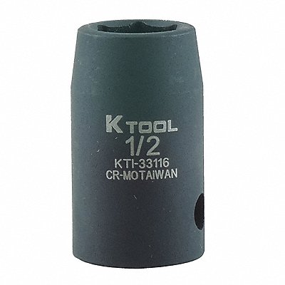 Impact Socket SAE 1/2in. 1-1/2in.L Hex MPN:KTI-33116