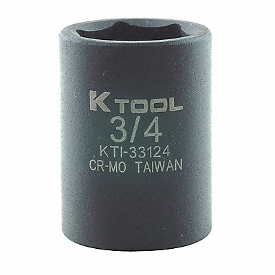 Impact Socket SAE 3/4in. 1-1/2in.L Hex MPN:KTI-33124