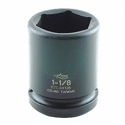 Impact Socket SAE 1-1/8in. 2in.L Hex MPN:KTI-34136