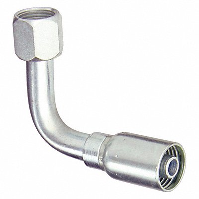 Crimp Fitting 90 Degrees Long Elbow 1/2 MPN:FJX90L-08-10