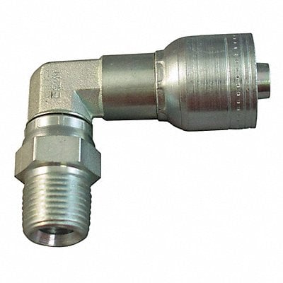 Crimp Fitting 90 Degrees Elbow 3/8 ID MPN:MBX90-06-04