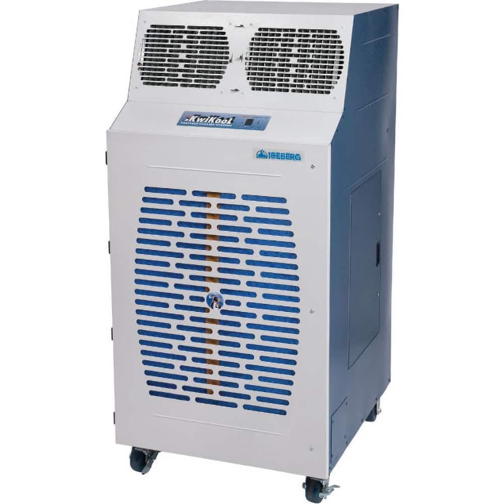 Portable Water-Cooled Primary & Back-up Air Conditioner: 120,000 BTU, 460V, 19.4A MPN:KWIB12043