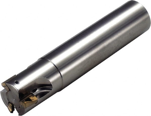 16mm Cut Diam, 10mm Max Depth, M8 Modular Connection Shank, 43mm OAL, Indexable Square-Shoulder End Mill MPN:THN03504