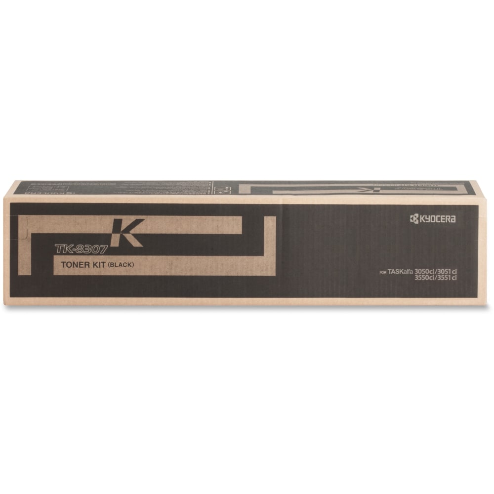 Kyocera Original Toner Cartridge - Laser - 25000 Pages - Black - 1 Each MPN:KYOTK8307K