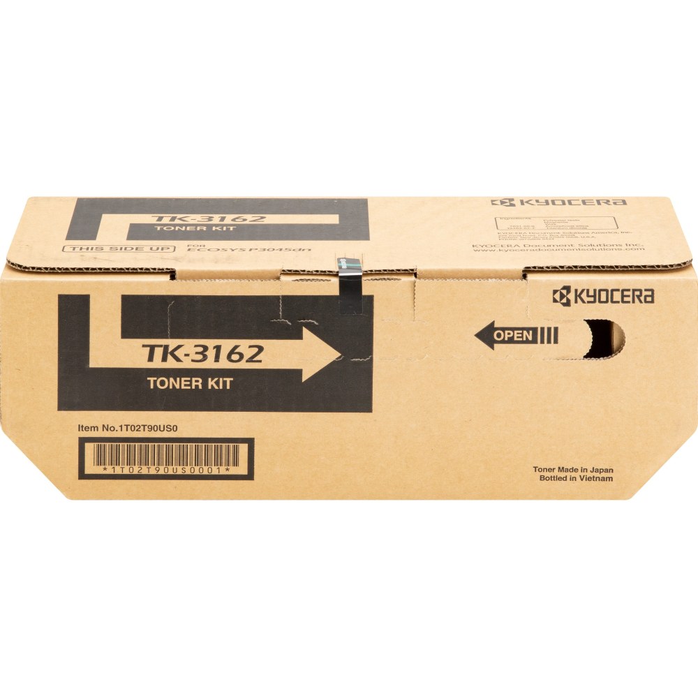 Kyocera TK 3162 - Black - original - toner cartridge - for ECOSYS P3045dn, P3045dn/KL3 MPN:1T02T90USV