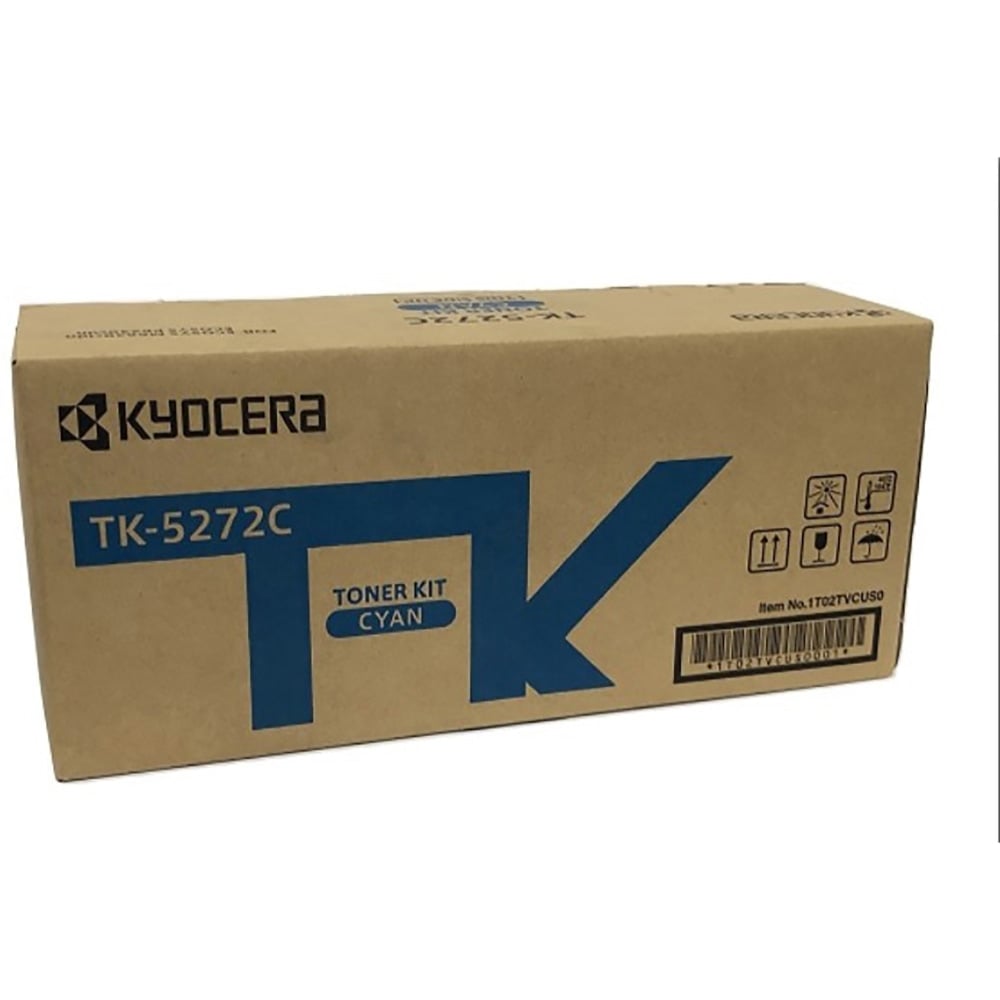 Kyocera TK-5272C Original Laser Toner Cartridge - Cyan - 1 Each - 6000 Pages MPN:TK-5272C