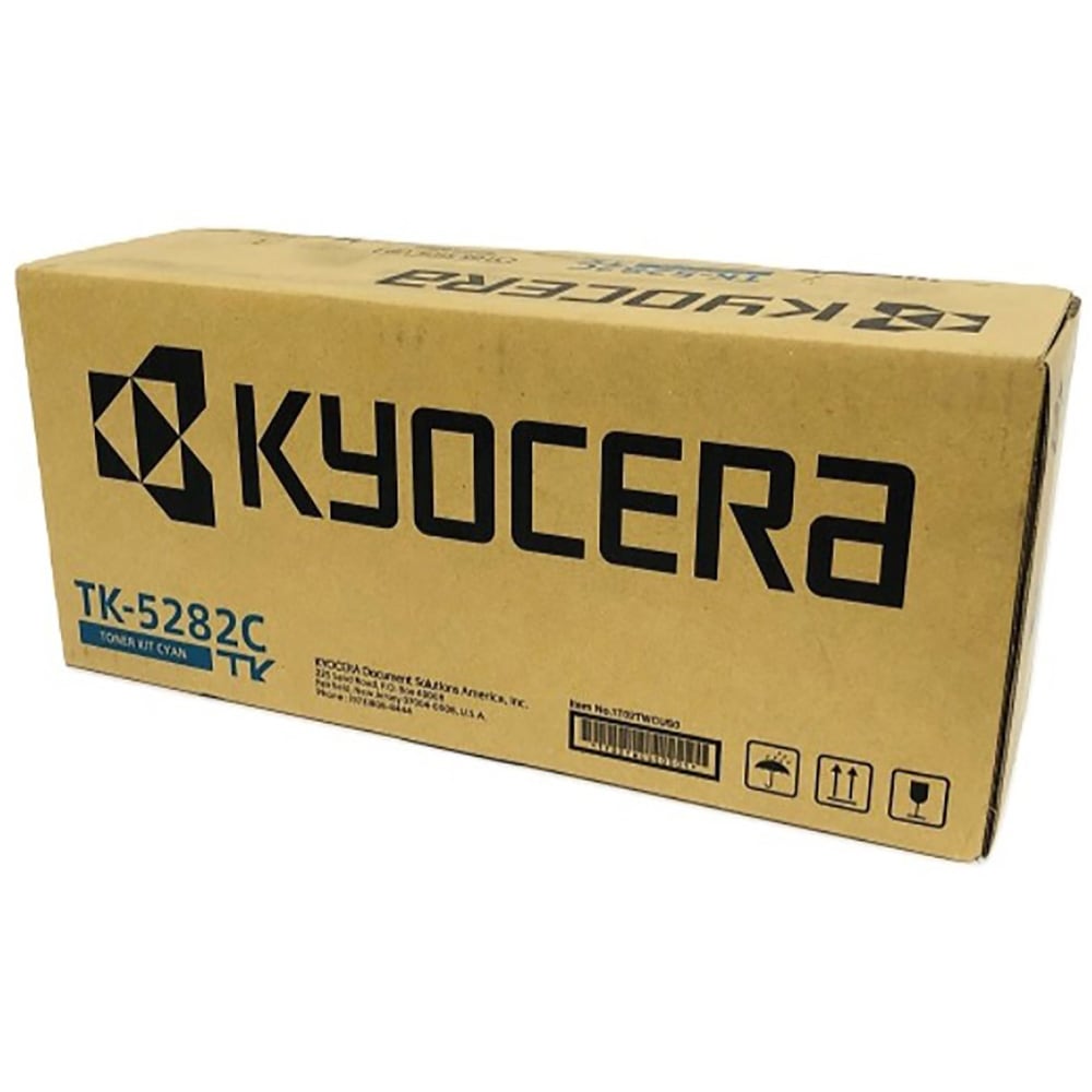 Kyocera TK-5282C Original Laser Toner Cartridge - Cyan - 1 Each - 11000 Pages MPN:TK-5282C