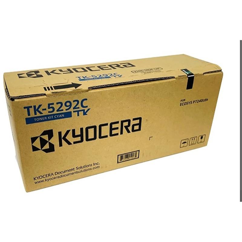 Kyocera TK-5292C Original Laser Toner Cartridge - Cyan - 1 Each - 13000 Pages MPN:TK-5292C