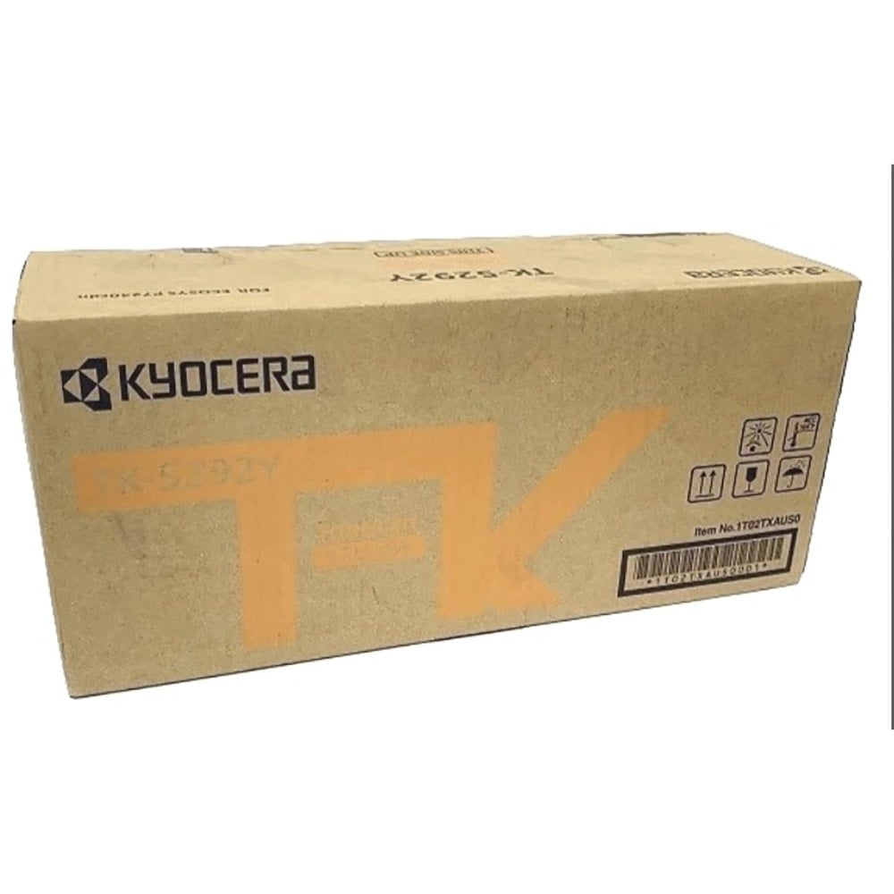 Kyocera TK-5292Y Original Laser Toner Cartridge - Yellow - 1 Each - 13000 Pages MPN:TK-5292Y