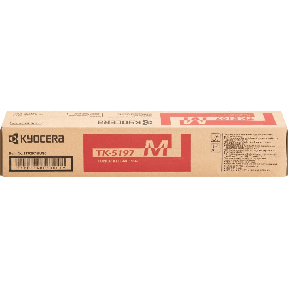 Kyocera TK-5197M Original Laser Toner Cartridge - Magenta - 1 Each - 7000 Pages MPN:TK5197M