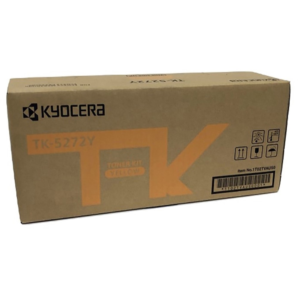 Kyocera TK-5272Y Original Laser Toner Cartridge - Yellow - 1 Each - 6000 Pages MPN:TK5272Y