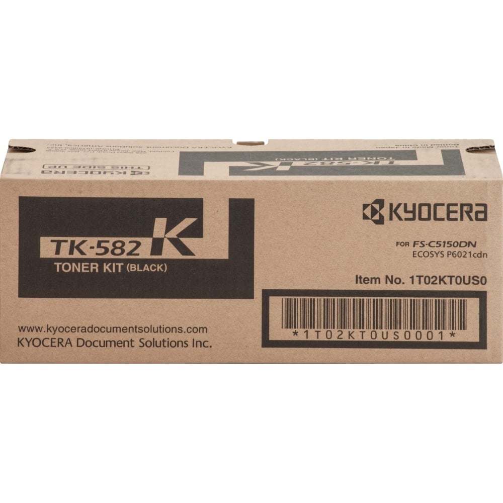 Kyocera TK-582K Original Toner Cartridge - Laser - 3500 - Black - 1 Each MPN:TK582K