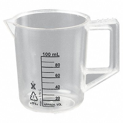 Beaker with Handle 100mL Poly PK6 MPN:23X905