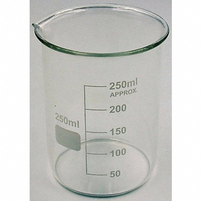 Beaker Low Form 250mL Non-Sterile PK12 MPN:5YGZ2