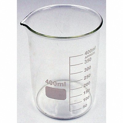 Beaker Low Form 400mL Non-Sterile PK6 MPN:5YGZ3