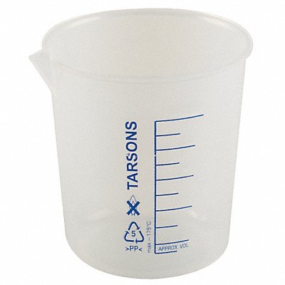 Beaker 50mL Polypropylene PK12 MPN:6FAE3