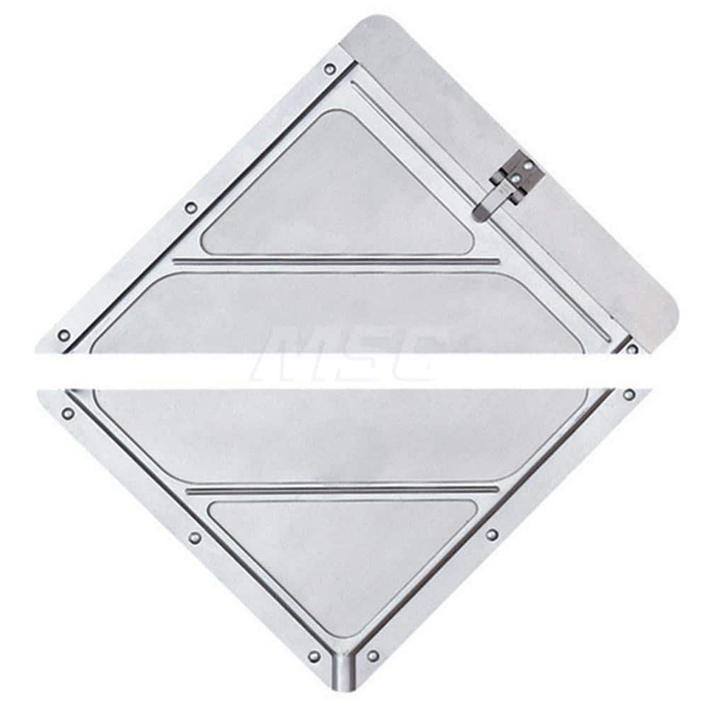 DOT Placards & Holders, Material: Aluminum , Frame Finish: Gray  MPN:80SMP/S97