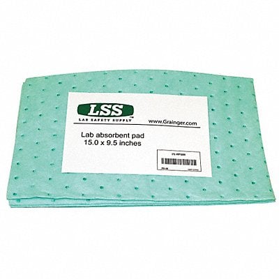 Bench Pad 9-1/2 x 15 PP Green PK100 MPN:45FG82