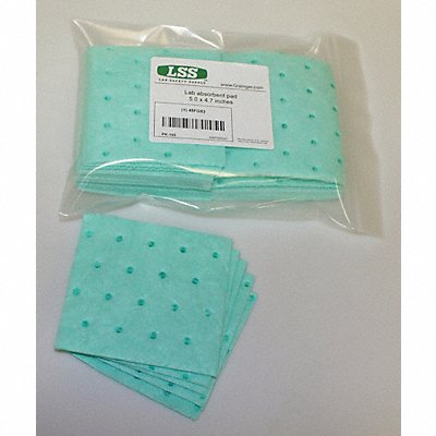 Bench Pad 4-11/16 x 5 PP Green PK100 MPN:45FG83