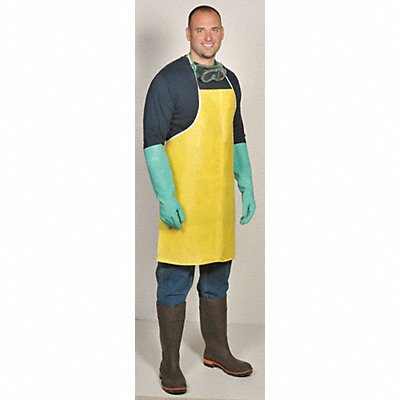 Chemical Resistant Apron Yellow PK10 MPN:PBLC650