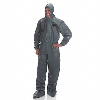 Hooded Coverall Attached Boots M PK6 MPN:51150-MD