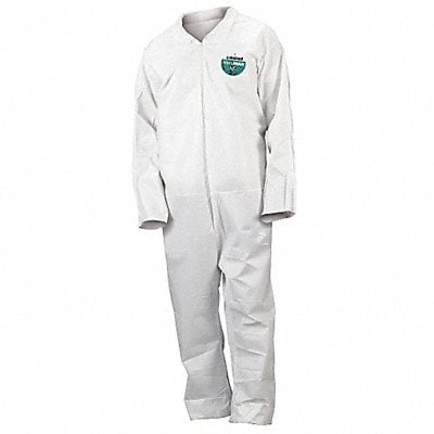 Collared Coverall Open White XL PK50 MPN:CTL412V-XL