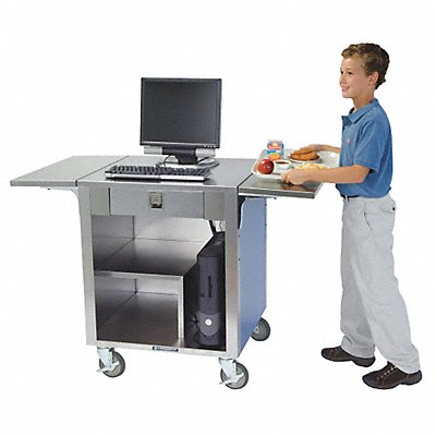 Cashier Stand Mobil Stainless 51x26x35 MPN:641BL