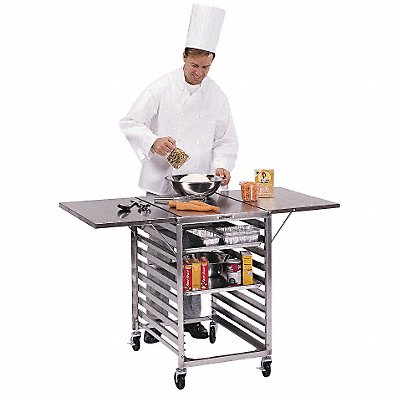 Work Table Cart Stainless 53x29x35 MPN:110