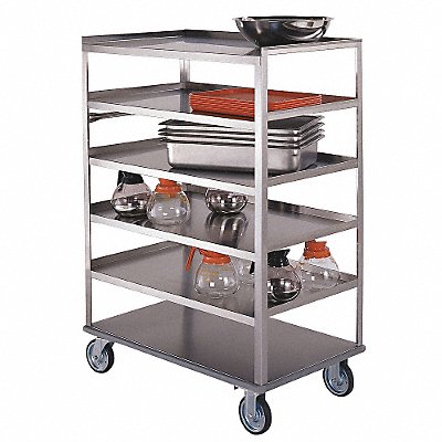 Banquet Cart Stainless 4 Shelves 35x21 MPN:446