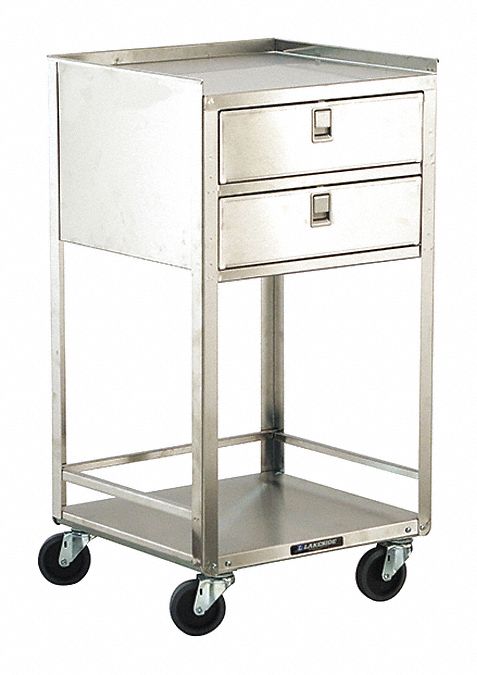 Mobil Equipment Stand Silver Cabinet MPN:358