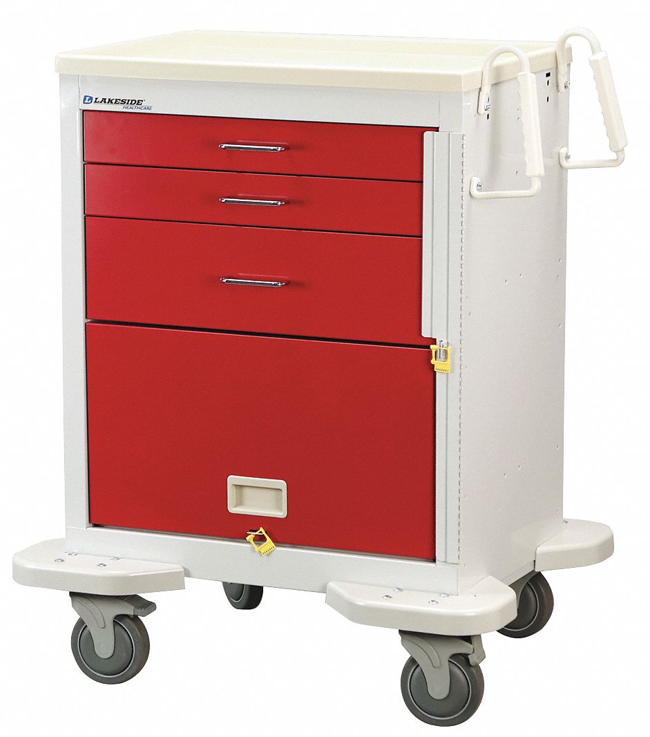 Medical Cart Gray Cabinet MPN:C-324-P2B-2R