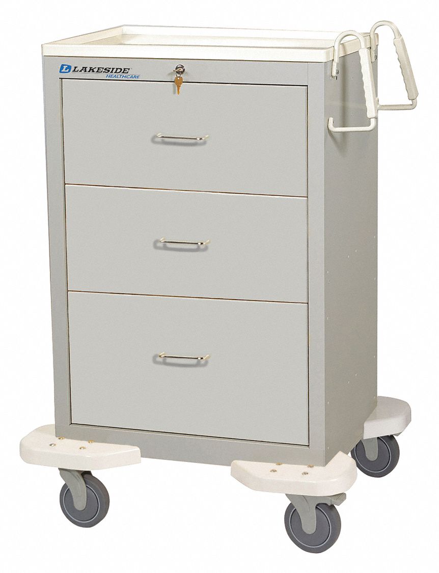 Medical Cart Gray Cabinet MPN:C-330-K-1G