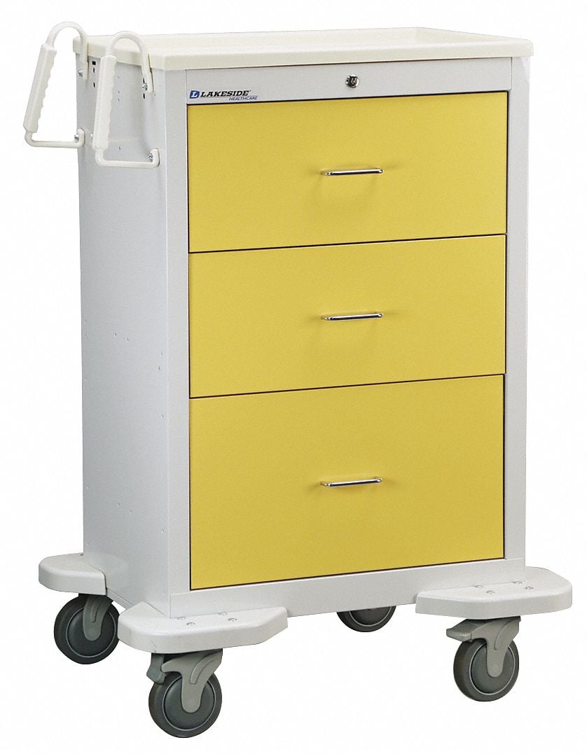 Medical Cart Gray Cabinet MPN:C-330-K-2Y