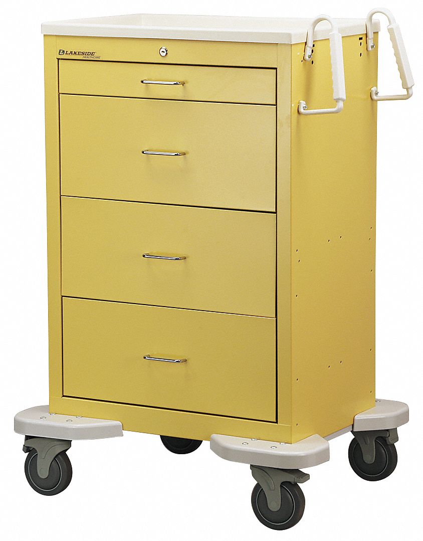 Medical Cart Yellow Cabinet MPN:C-430-K-1Y