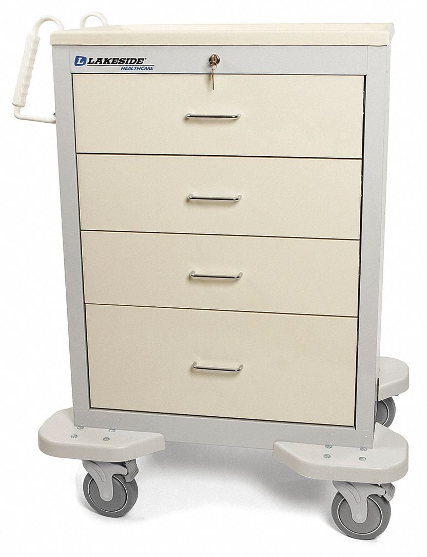 Medical Cart Gray Cabinet MPN:C-430-K-2BE