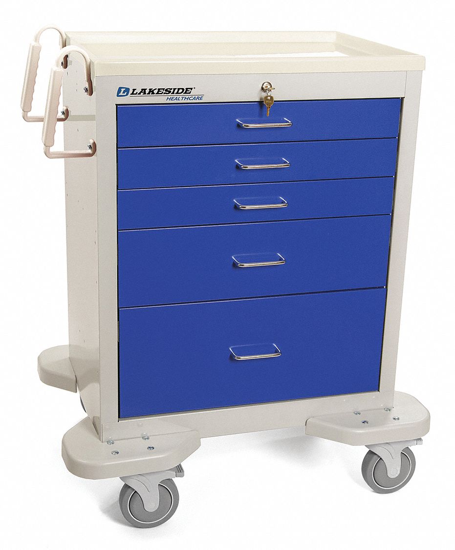 Medical Cart Gray Cabinet MPN:C-524-K-2B