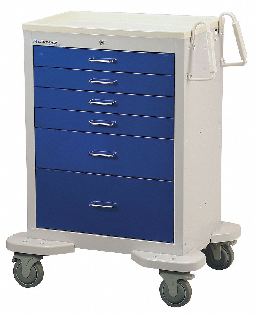 Medical Cart Gray Cabinet MPN:C-627-K-2B