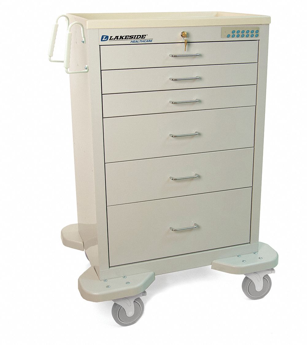 Medical Cart Gray Cabinet MPN:C-630-E-1G