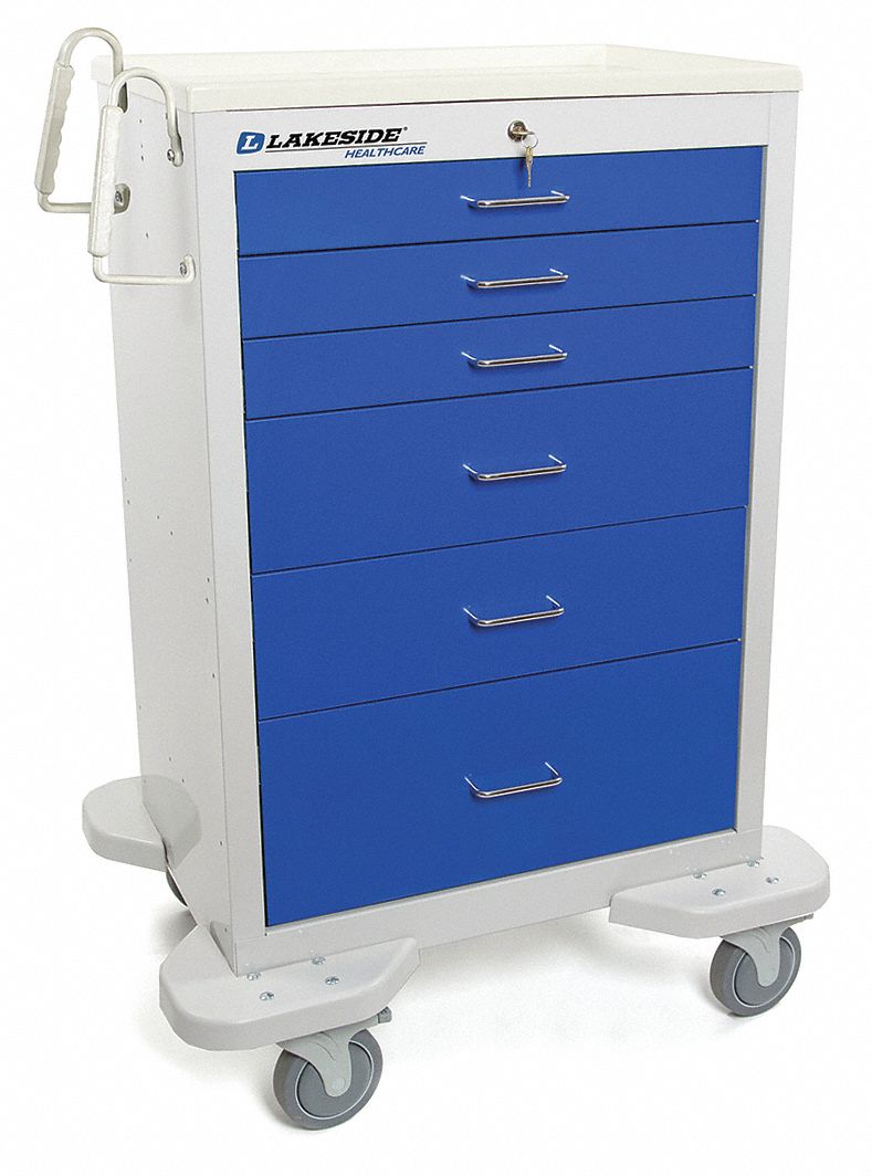 Medical Cart Gray Cabinet MPN:C-630-K-2B