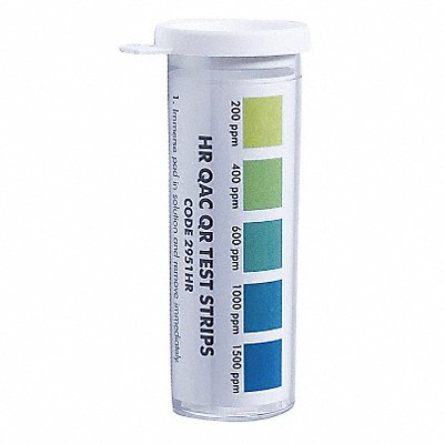 Test Strip QAC 200 to 1500 PPM PK50 MPN:2951HR