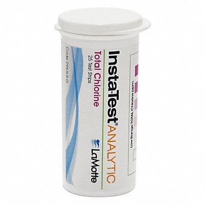 Test Strip Chlorine 0 to 10 PPM PK25 MPN:2963LR-G