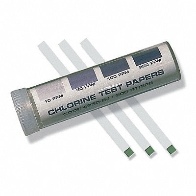 Test Stips Chlorine 0 to 200 PPM PK200 MPN:4250-BJ