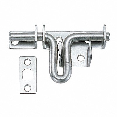 Gate Latch 1-3/32 in W Silver MPN:SSG-45